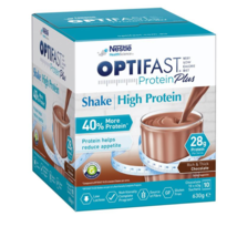 Optifast Protein Plus Shake Chocolate 63g x 10 Sachets - Your Nutrient-Rich - $149.51