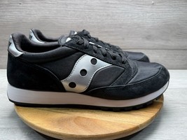 Saucony Jazz Mens black silver sneakers size 14 - $40.95