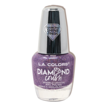 L.A. COLORS Diamond Crush Nail Polish - Purple Glitter - CNL494 *MERMAID... - $2.99