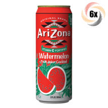 6x Cans Arizona Watermelon Fruit Juice Cocktail 23oz ( Fast Free Shipping ) - £20.50 GBP