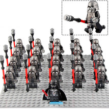 Star Wars Knight of Ren Ushar Army Lego Moc Minifigures Toys Set 21Pcs - £26.33 GBP