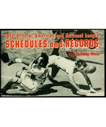 Official American and National League Schedules and Records 1972 Basebal... - $33.95