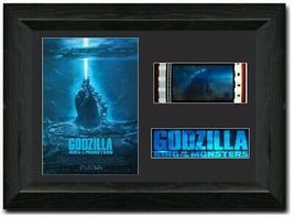 Godzilla: King of the Monsters 35 mm Film Cell Display Framed Signed L@@... - $17.90