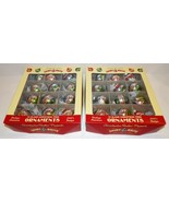 2 BOXES CHRISTOPHER RADKO SHINY BRITE ROUND 1940&#39;S DESIGN CHRISTMAS ORNA... - €59,32 EUR