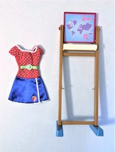 Mattel Barbie Doll  2011 I can be a Teacher Replacement Dress &amp; Chalk Board - £4.12 GBP