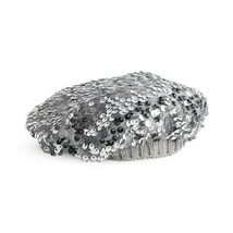 American Girl Truly Me Silver Sparkle Beanie Hat For Dolls 8+ Sequined Knit - $13.53 CAD