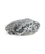 American Girl Truly Me Silver Sparkle Beanie Hat For Dolls 8+ Sequined Knit - $175.78 MXN