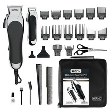 Wahl Clipper Deluxe Chrome Pro, Complete Hair And Beard Clipping And, 5201M - £39.49 GBP