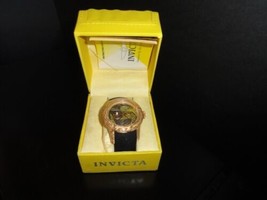 Invicta S1 Rally Shark Mens Automatic 50.5MM Gold Case Black Dial - Model 26427 - £299.75 GBP