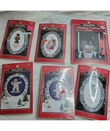 Vintage Holiday Time Christmas Lace Ornaments Cross Stitch Kits Sealed L... - $13.94