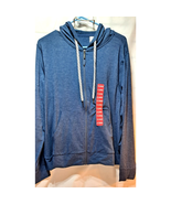 New Blue Front Zip Hoodie, Light-weight, Soft - XL - $400.73 MXN