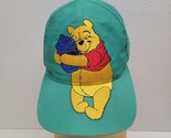 Vintage Disney Store Winnie The Pooh Embroidered Snapback Blue Green Hat... - $17.72