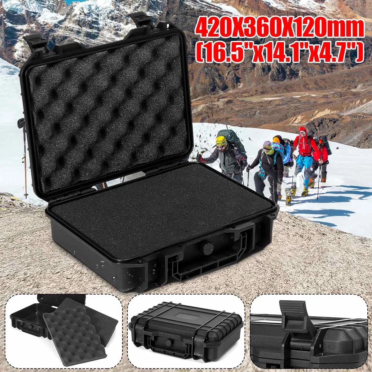 9 Sizes Waterproof Hard Case Box Plastic Tool Box Safety Equipment Tool Box Suit - £297.84 GBP