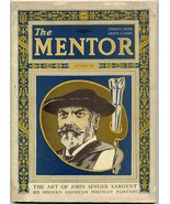 The Mentor Magazine October 1924 John Singer Sargent - $27.44 CAD