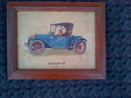 Chevrolet Roadster 1913 Litho Print Frederick Elmiger Vintage Chevy Car Photo - £10.87 GBP