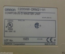 new C200HW-DRM21-V1 PLC OMRON Master Unit Original  90 days warranty - £303.75 GBP