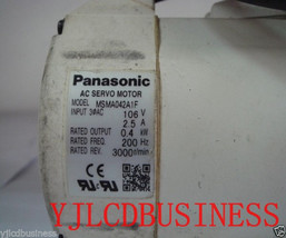 MSMA042A1F Panasonic AC servo motor good in condition for industry - $444.51