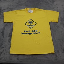 Cub Scouts Shirt Boys XL Yellow Gildan Short Sleeve Crew Neck Preshrunk ... - £18.22 GBP