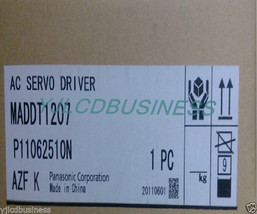 MADDT1207 New Panasonic Servo Drive In Box 90 days warranty - $931.86