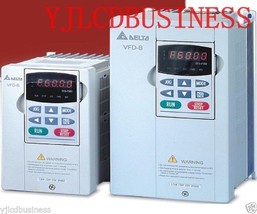 New Vfd022 B21 A Delta Variable Frequency 3 Hp 2200 W 2.2 Kw 1 Phase 220 V 400 Hz - £257.81 GBP