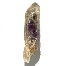 Amethyst in Clear Quartz Crystal with Inclusions Brandberg, Namibia BR1317 - $21.29