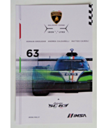 2024 IRON LYNX SC63 Lamborghini Prototype Hero Card IMSA 12 Hours of Seb... - $3.95