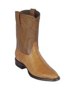 Los Altos Saddle Handmade Genuine Teju Lizard Roper Round Toe Cowboy Boot - £255.03 GBP - £270.97 GBP