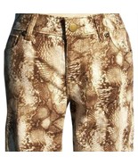 Cache Multi Color Python Reptile Pant Stretch Rhinestone Studs Jeans New... - $39.20
