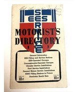 1951 EES Service Motorist Directory and European Map Eucom Exchange System - $279.66 MXN