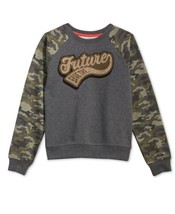 Epic Threads Big Kid Boys Future Print Sweatshirt,Charcoal Heather,Medium - £32.09 GBP