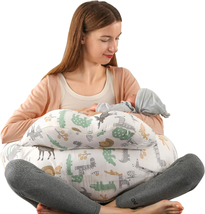 Nursing Pillow for Breastfeeding,Bottle Feeding,Plus Size Breastfeeding ... - £39.82 GBP