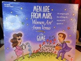 Men Are From Mars, Women Are From Venus the Game by Mattel 100% Complete Vintage - £3.89 GBP
