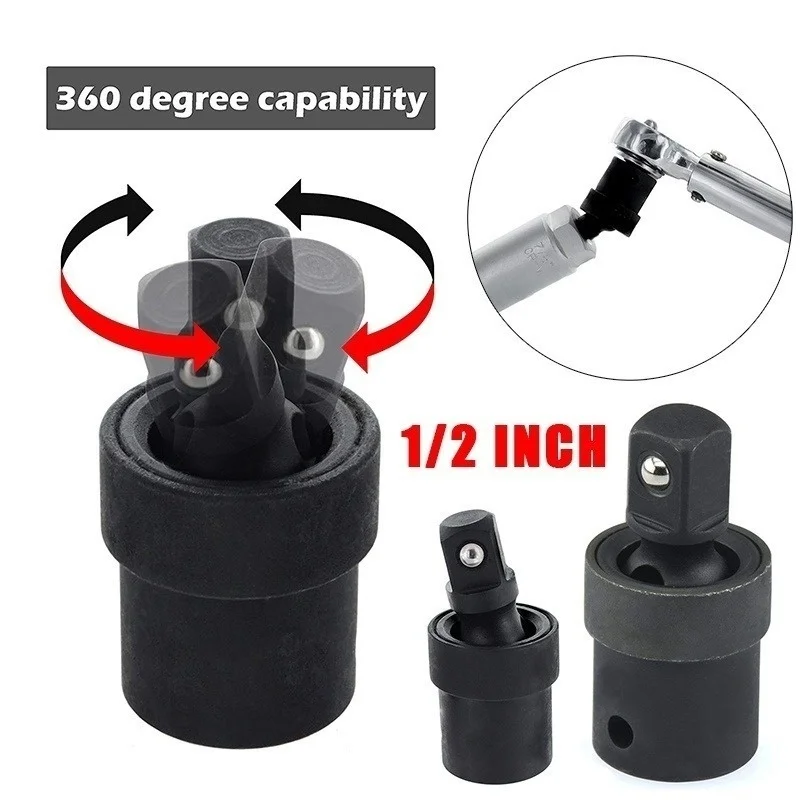 Sporting 360 Degree Swivel Knuckle Joint Air Impact Wobble Socket Adapter Hand T - £23.90 GBP