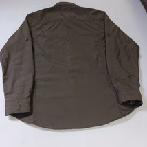 Swaggers designed by Genesis Men's XL Button Up Green Shirt U.S. Force U.S. Flag image 2