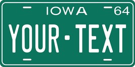 Iowa 1964 Personalized Tag Vehicle Car Auto License Plate - £12.91 GBP