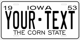 Iowa 1953 Personalized Tag Vehicle Car Auto License Plate - £13.21 GBP