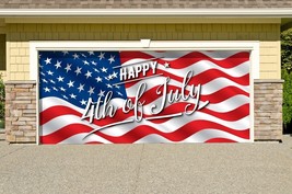 My Door Decor 285905PATR-007 7 x 16 ft. American Flag Happy 4th of July Patrioti - £181.94 GBP