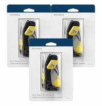 NEW 3-Pack Insignia Anti-static Wristband Black/Yellow NS-PCYWS51 grounding - £9.73 GBP