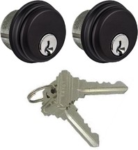 Commercial Storefront Door Lock Mortise Cylinders Fits, 2-Pack, Matching Keys - £23.77 GBP