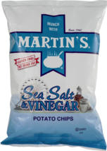 Martin&#39;s Sea Salt &amp; Vinegar Potato Chips, 4-Pack 8.5 oz. Bags - £27.21 GBP