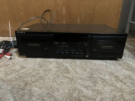 SONY TC-WR535 READ DESCRIPTION Dual Stereo Cassette Deck Player Powers On - $34.99