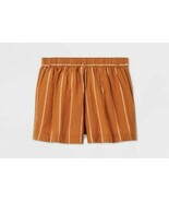 Ava &amp; Viv ~ Size 2XL ~ Linen/Cotton Shorts ~ Brown Stripe Shorts ~ NWT - $498.41 MXN