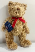 Vintage 2002 Hallmark &quot;100 Years&quot; Teddy-Tenniel TEDDY BEAR With Red Bow ... - $10.88