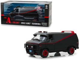 1983 GMC Vandura Black &quot;The A-Team&quot; (1983-1987) TV Series 1/18 Diecast Model Ca - £71.73 GBP