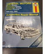Haynes General Motors Auto Repair Manual 1980-85 Buick Chevrolet Oldsmobile  - $5.93