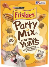 Friskies Party Mix Cat Treats Natural Yums With Real Chicken - £25.36 GBP