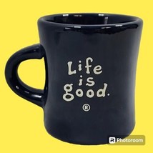 Life Is Good Navy Blue Coffee Tea Mug &quot;do what you like&quot; Sturdy Solid Heavy - £10.26 GBP