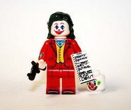 Building Block Joker with clown face Movie Batman Minifigure Custom - £4.68 GBP