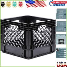Heavy-Duty Plastic Milk Crate with Wide Handles – Eco-Conscious 16 Qt St... - $1,013.73 MXN
