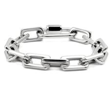 New Men’s Stainless Steel Big Lock Bracelet  - £16.07 GBP